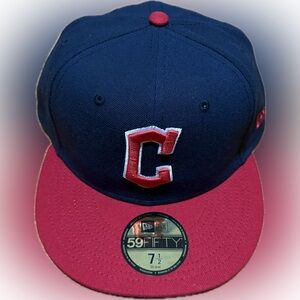 Cleveland Guardians New Era 59FIFTY Fitted Cap Size 7 1/2
